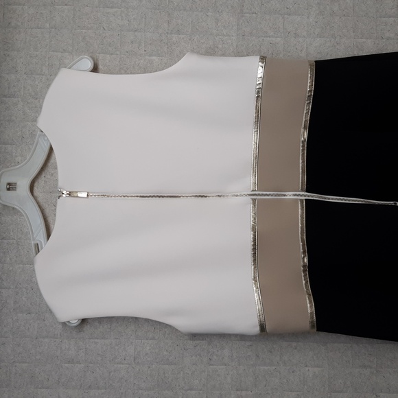 Calvin Klein Color Block Sleeveless Sheath Dress - Picture 5 of 7